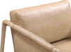 Tov Furniture Chakka Tan Genuine Leather Accent Chair