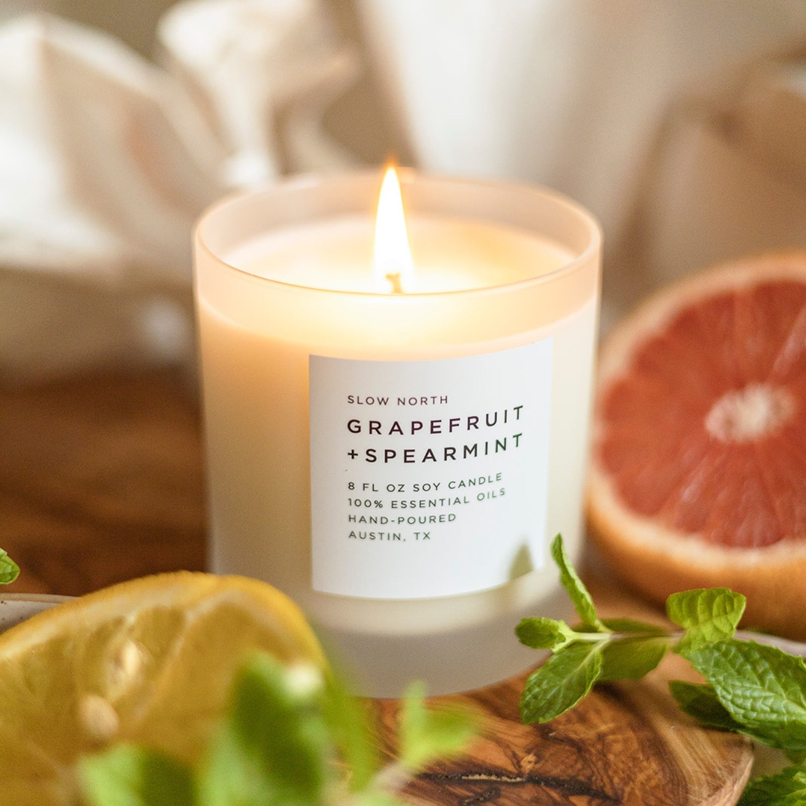 Spearmint/candle