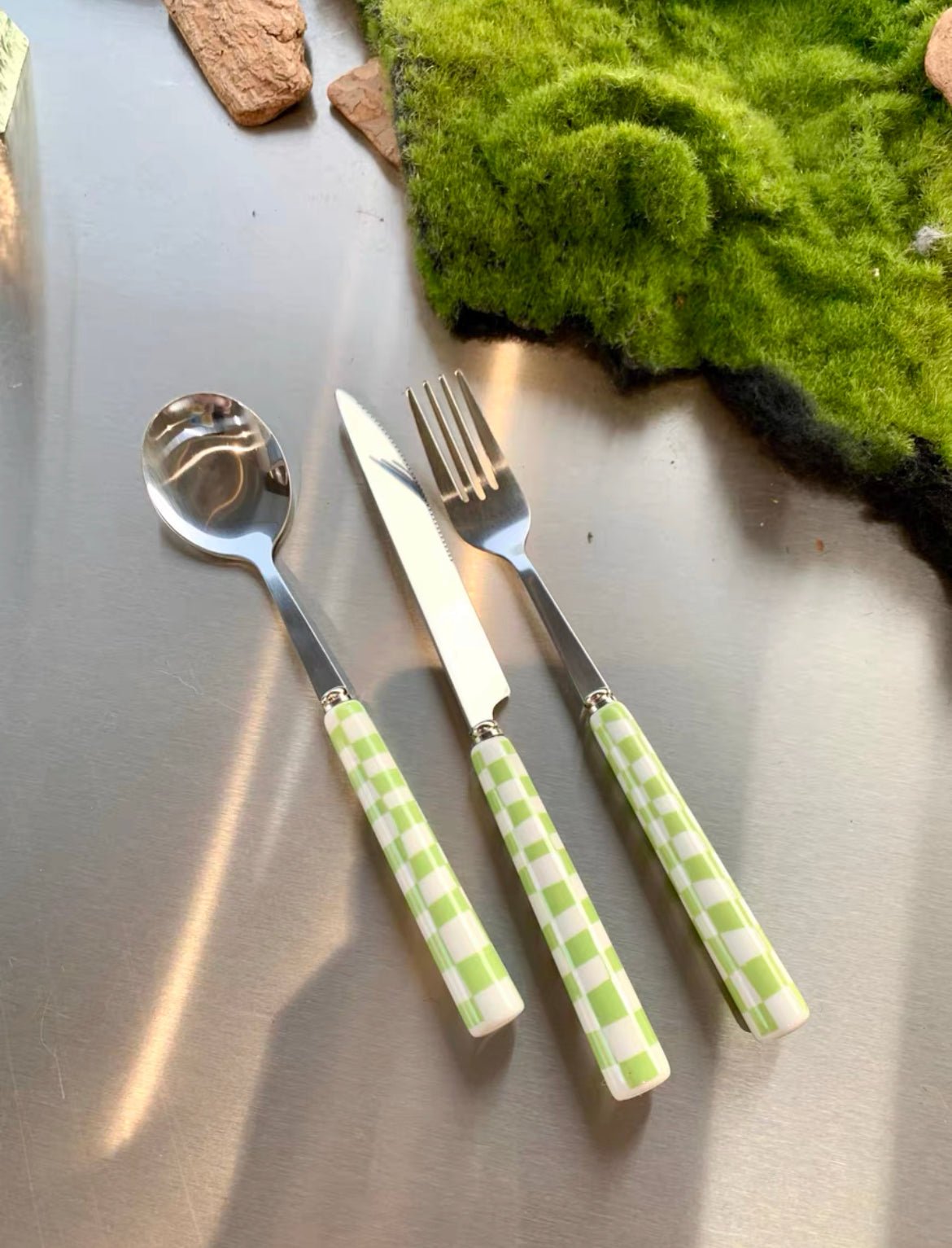 Checkered/Flatware