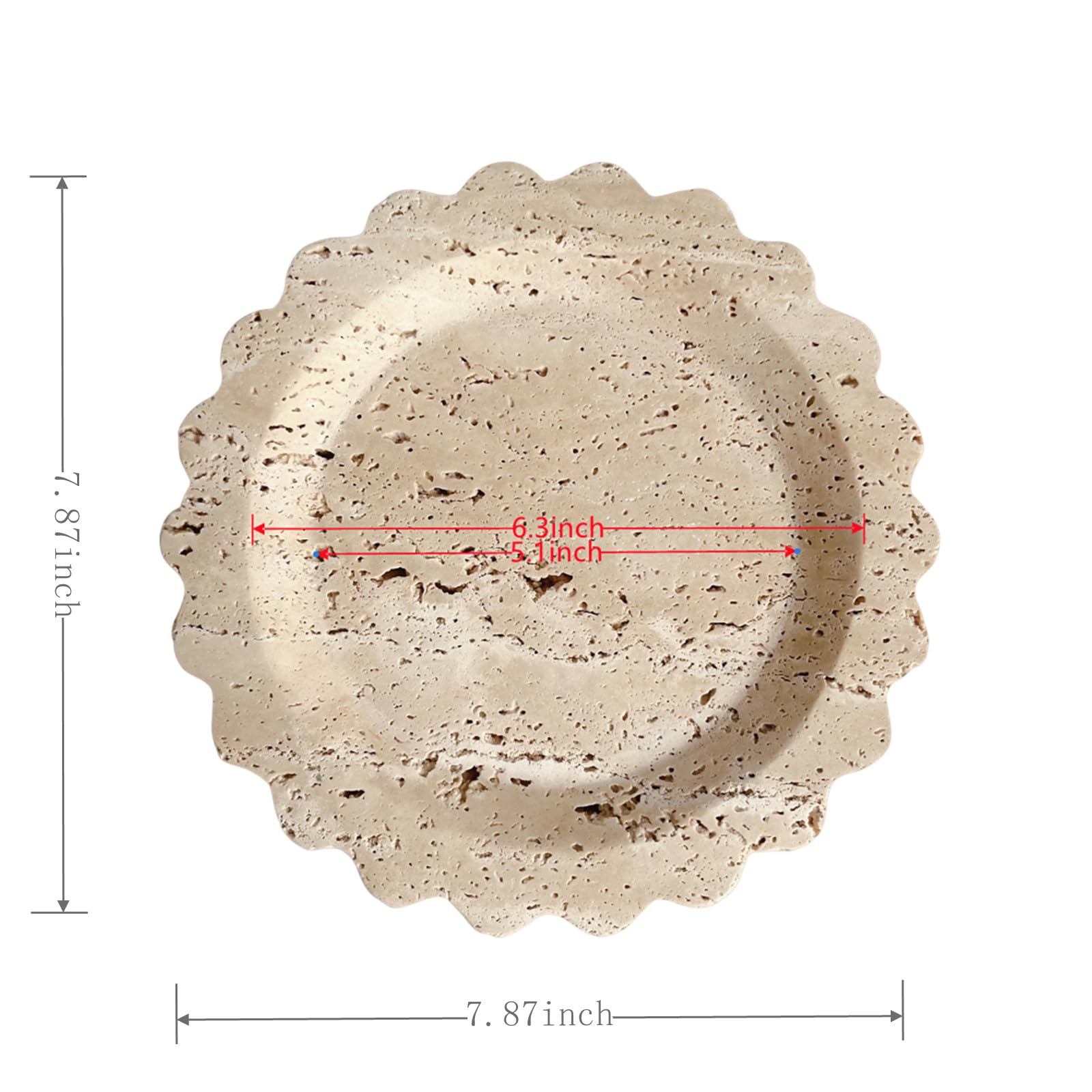 Travertine/Tray