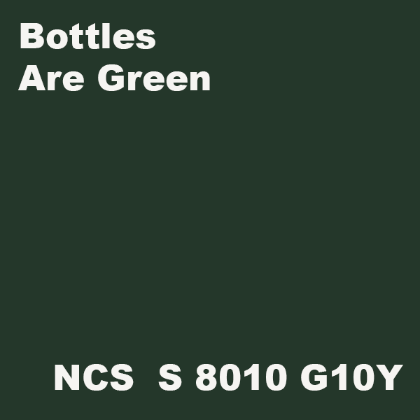 Bottles/Are-Green