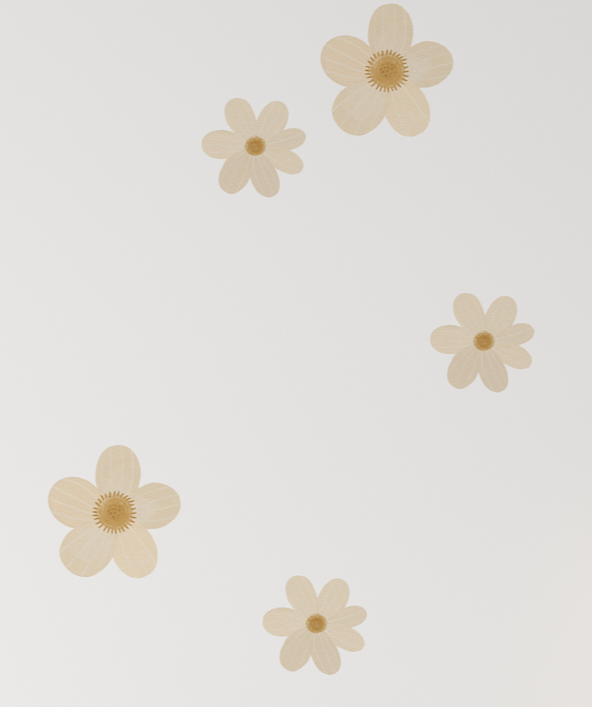 Creamy/Daisies