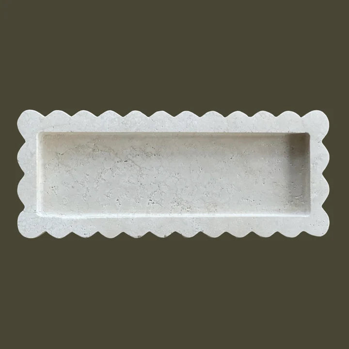 Tray/Travertine