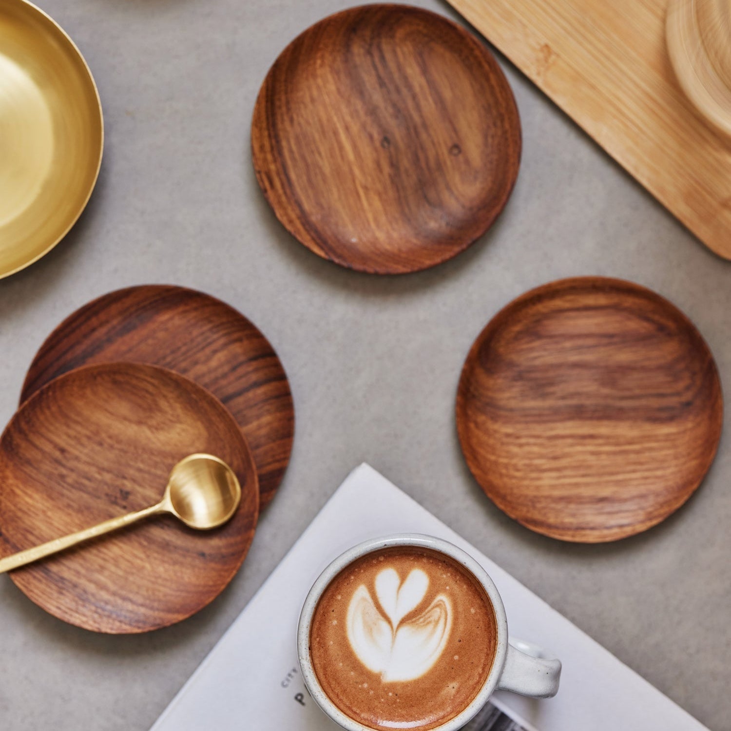 Teak/Coasters