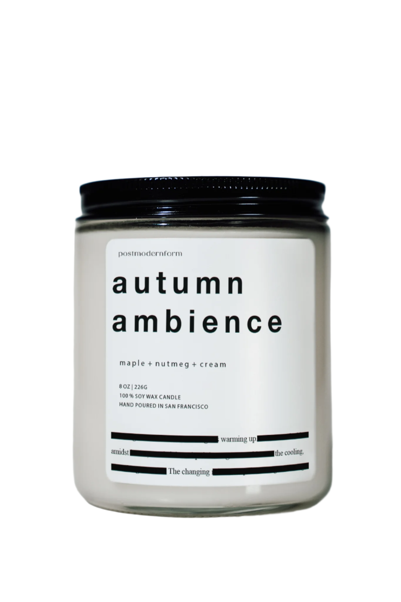 autumn/candle