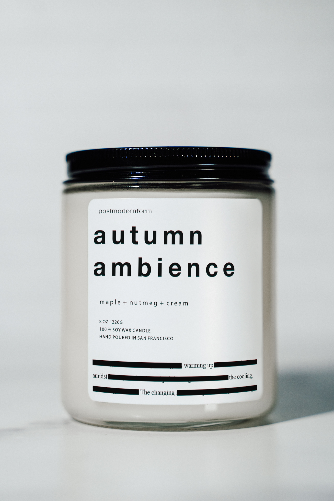 autumn/candle