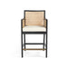 Octavia Upholstered Counter Stool with Solid Wood Frame