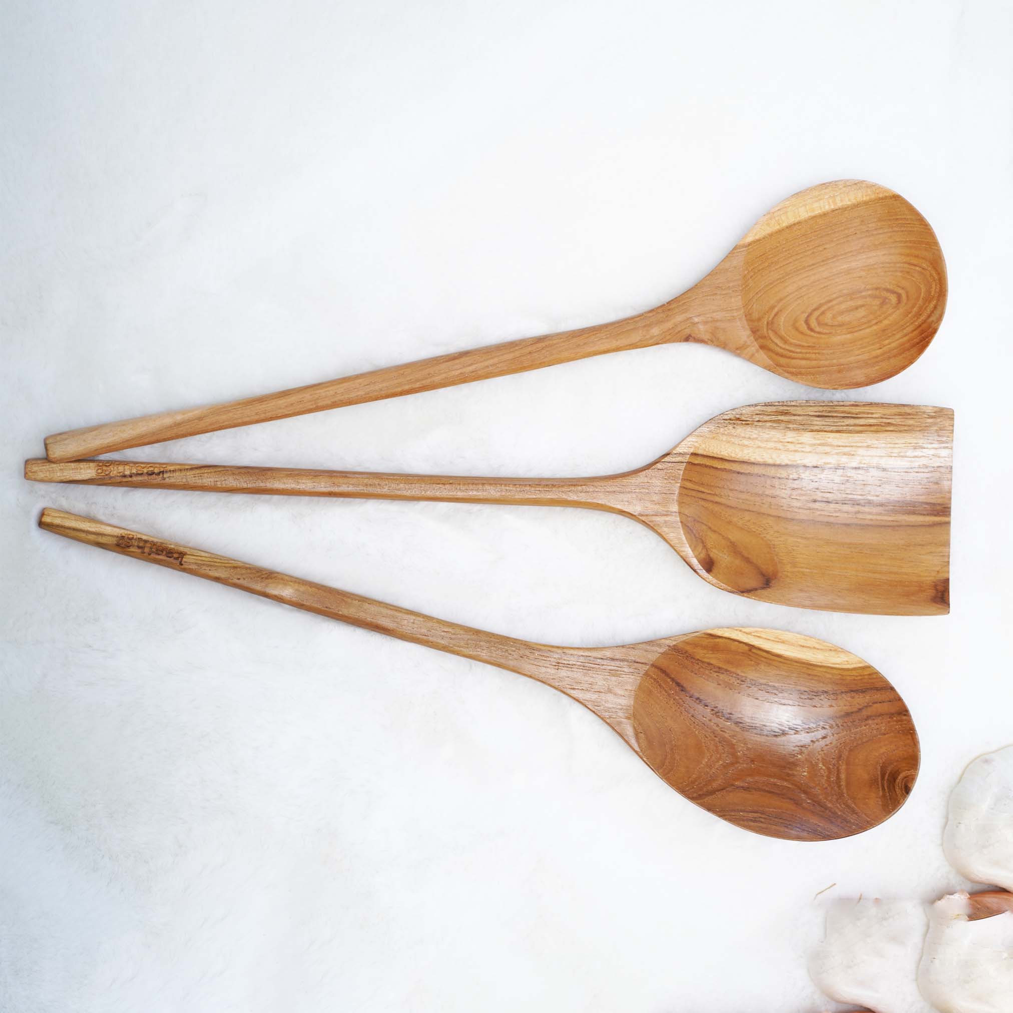 Teak/Spoons