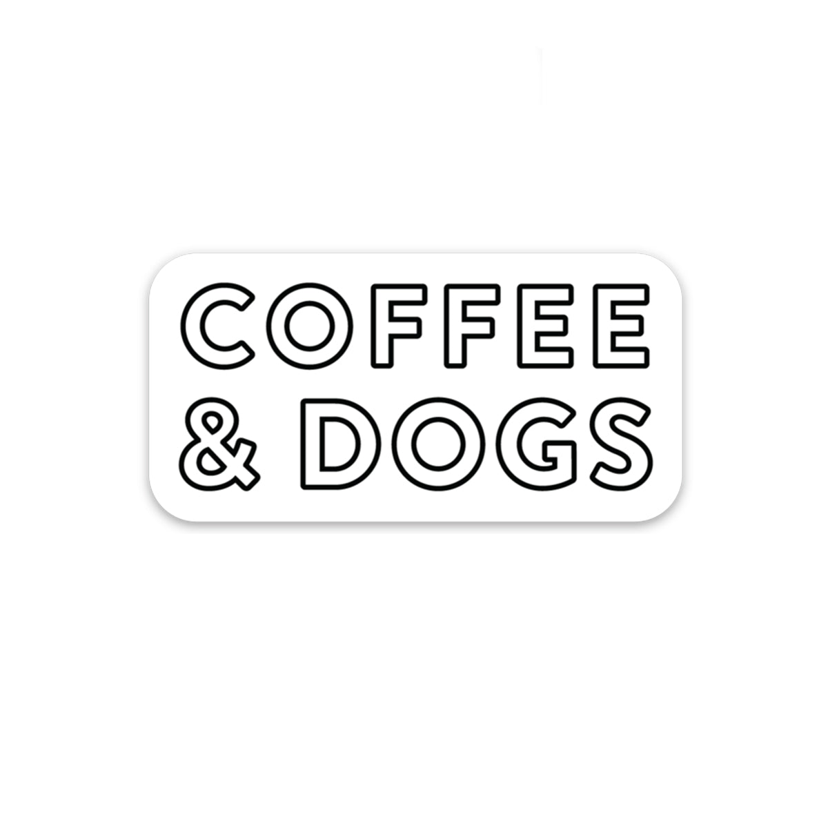 Coffee&Dogs/Sticker