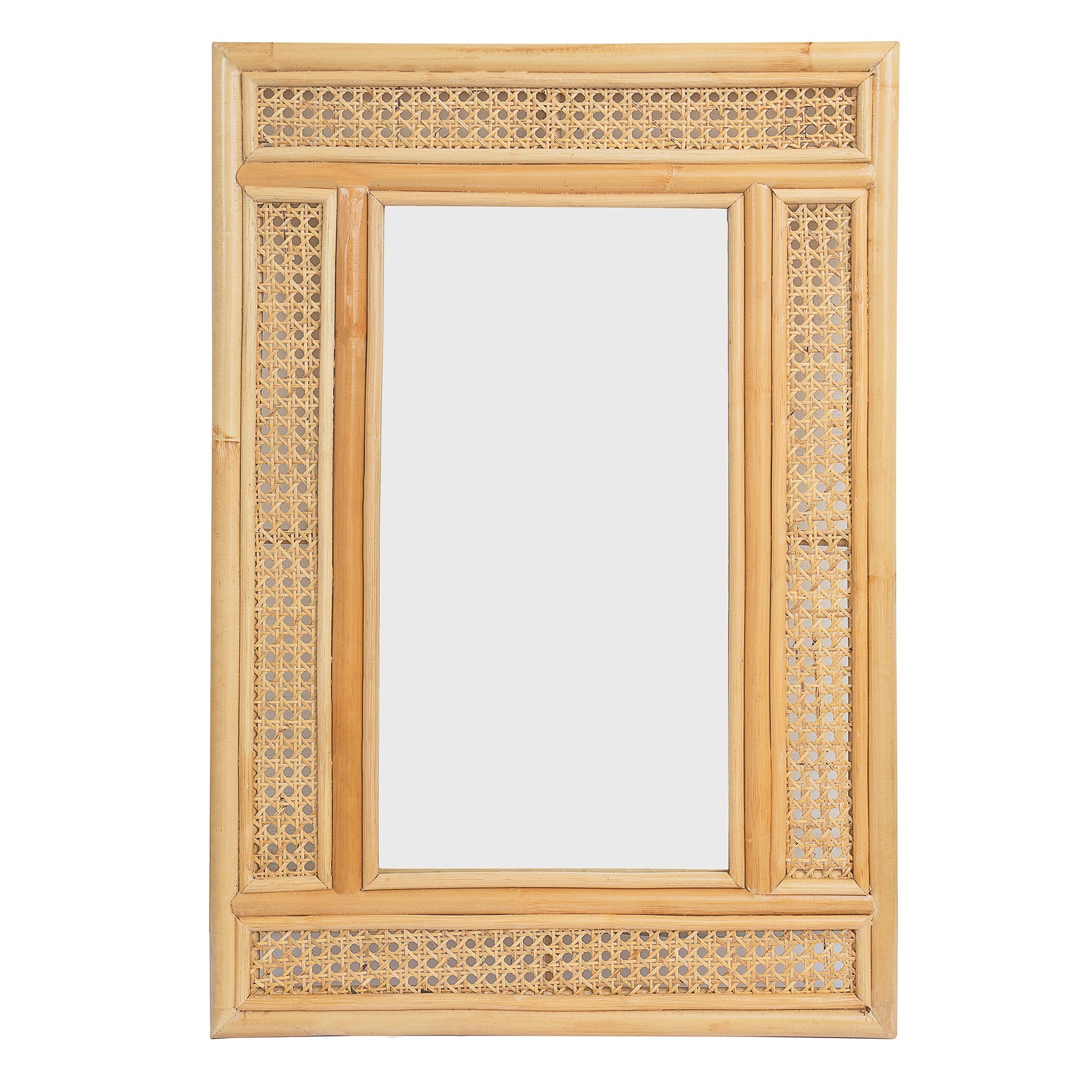 Rattan/Mirror