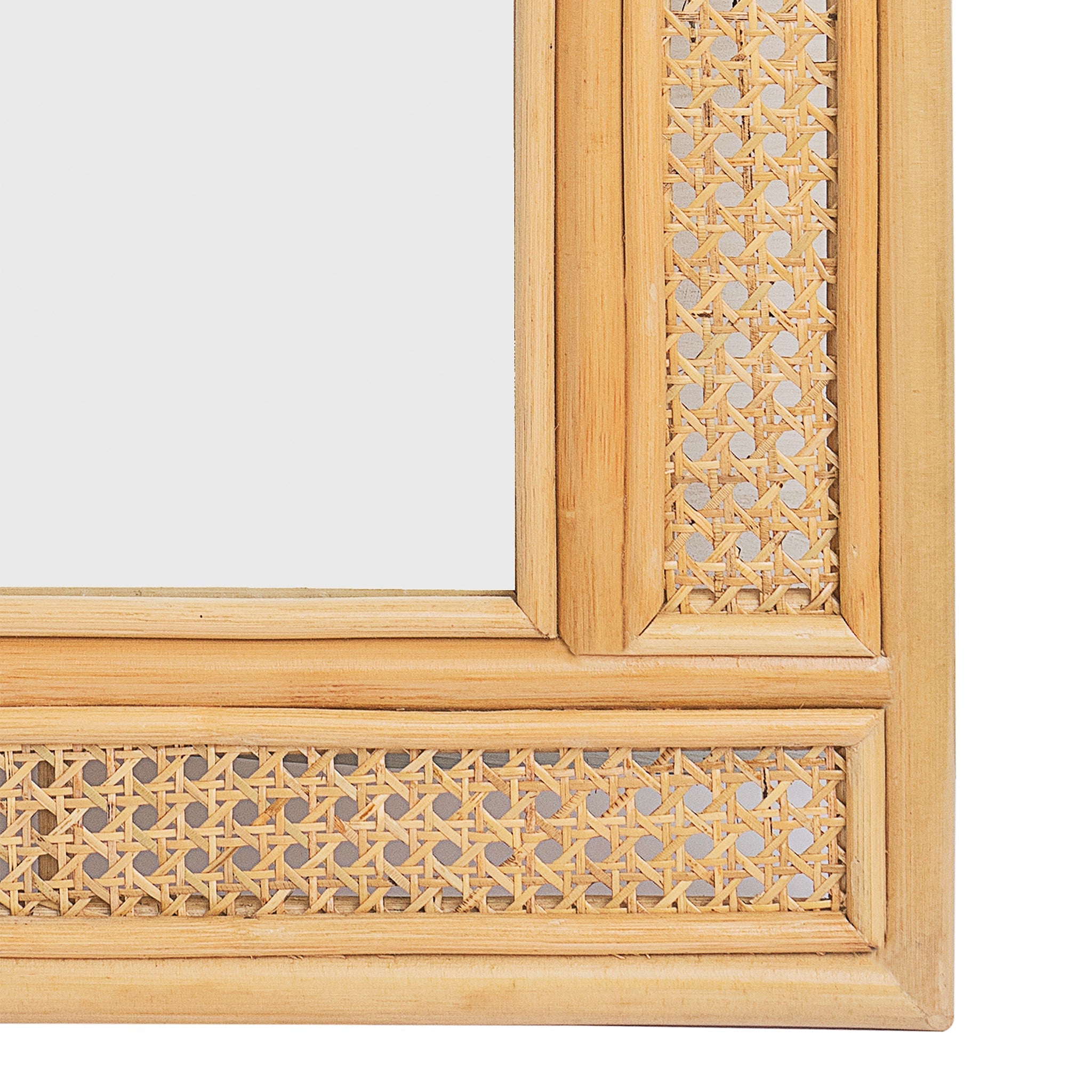 Rattan/Mirror