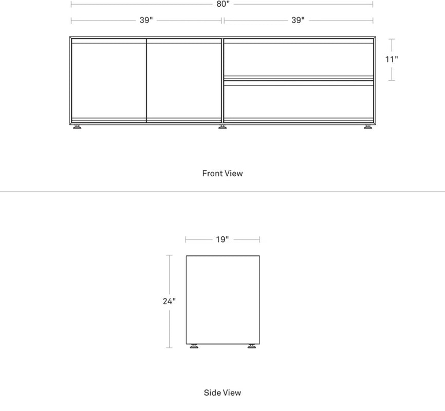 Superchoice TV Stand for Tvs up to 88"