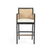 Octavia Upholstered Counter Stool with Solid Wood Frame