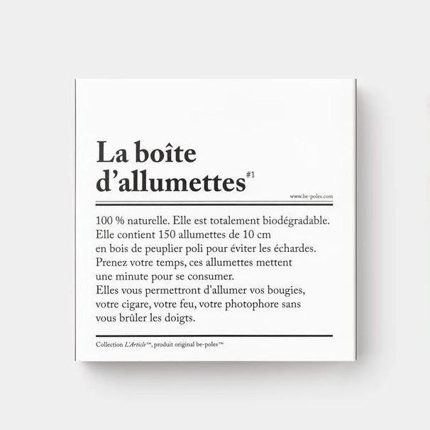 d'allumettes/